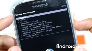 How To Do A Nandroid Backup on Galaxy S4  Backup and Restore ROM [upl. by Cerallua]