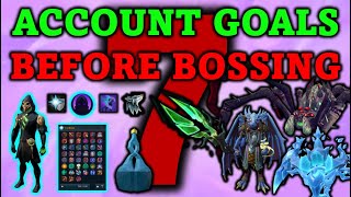 7 Account Goals to Complete Before Bossing in RuneScape 3 [upl. by Audrie]