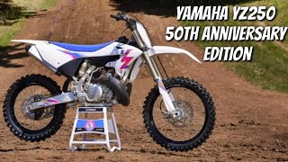 2024 YAMAHA YZ250 50th Anniversary Edition [upl. by Kirimia]