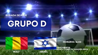 MALI X ISRAEL⚽️OLIMPIADAS 2024 PARIS HORÁRIO  ONDE ASSISTIR  JOGOS DE HOJE [upl. by Ruyle417]