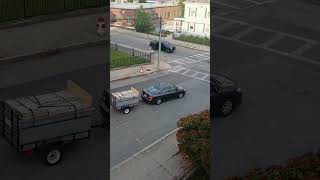 Honda Altima stops in crosswalk illegal trailer texting while driving violation [upl. by Henricks]