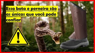 Como se proteger de picadas de cobra  Equipamentos que passaram por teste real  Link na descrição [upl. by Adav468]