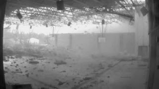 Weather Caught On Camera Tornado Slams into School [upl. by Enutrof]