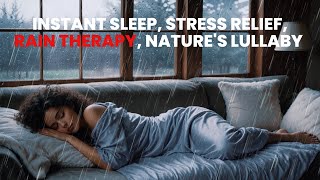 Heavy Rain on Tin Roof and Windows with Thunder Sounds  99 Sleep Relaxation Study Meditation [upl. by Ajram]