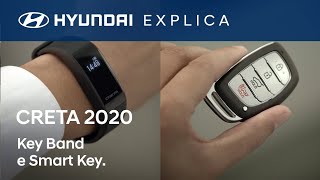 Hyundai Explica  Creta 2020  Smart Key e Key Band [upl. by Loree]