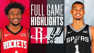 ROCKETS at SPURS  FULL GAME HIGHLIGHTS  October 27 2023 [upl. by Drooff77]