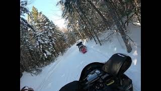 Rangeley Maine 2024 Snowmobiling [upl. by Wait]