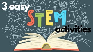 3 Easy STEM Activities for Preschool amp Kindergarten Encourage Science Tech Engineering amp Math [upl. by Ynaffital349]