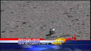 Air Force Helicopter Crashes South Of Kirtland AFB [upl. by Ardel888]