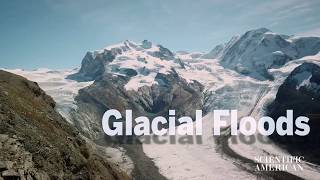 This is what a glacial lake outburst flood looks like [upl. by Felicie360]