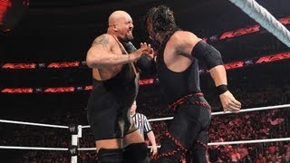 Big Show vs Kane Raw March 19 2012 [upl. by Krid]