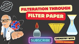 filtration  filtration process  filtration through filter paper  in urdu hindi [upl. by Streetman]