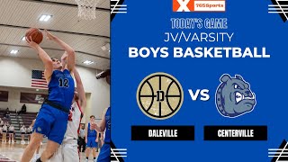 Daleville Broncos vs Centerville Bulldogs JVVarsity Basketball [upl. by Charteris622]