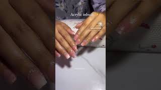 Acrylic nails✨nails nailart naildesign acrylicnails inbuilt ytshorts punjabisong [upl. by Odnumyar837]