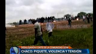 Incidentes en Chaco  Telefe Noticias [upl. by Aitsirt]