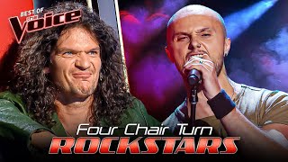 Sensational ROCKSTARS turn ALL CHAIRS on The Voice  Top 10 [upl. by Ekihc22]