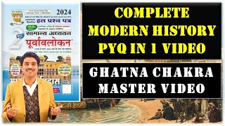 Complete Modern History Ghatna Chakra Purvavlokan Previous Year Questions decodeexam [upl. by Lap911]