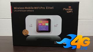 Módem Wireless Mobile Wifi Pro Elite5 E5785 4G LTE [upl. by Attiuqal]