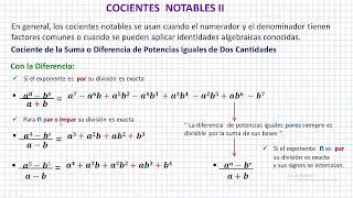 Cocientes Notables II [upl. by Michell219]