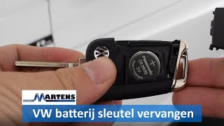 Zo vervang je de batterij van jouw Volkswagen sleutel [upl. by Johannah985]