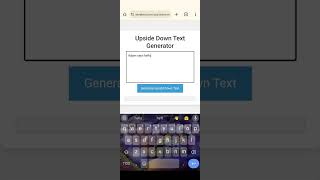 upside down text generator [upl. by Noonberg826]