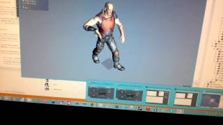 Havok engine animation system with kinect tracking [upl. by Soisatsana]