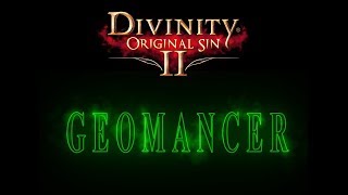 Geomancer  Divinity Original Sin 2 Skill Showcase [upl. by Vernice]