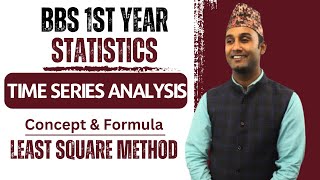 Least Square Method in Nepali  Time Series Analysis  BBS 1st Year Business Statistics  Gurubaa [upl. by Nnaeirrac169]