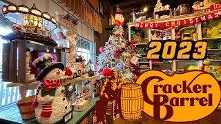 Cracker Barrel New Christmas 2023 Decorations Walkthrough Too Early For Christmas [upl. by Yotal]