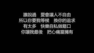 張惠妹  勇敢歌詞版 [upl. by Rammaj]