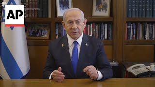 Netanyahu calls for UN peacekeeping force to evacuate southern Lebanon [upl. by Yann502]