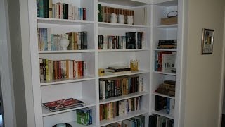 Built in bookshelves reveal [upl. by Willdon]