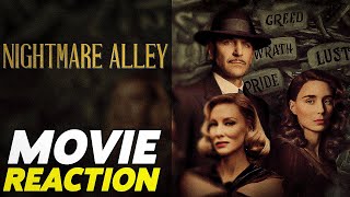 NIGHTMARE ALLEY REACTION VIDEO  Toni Collette  Ron Perlman  Rooney Mara Psychological Thriller [upl. by Togram]