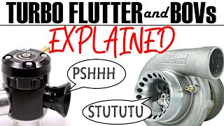 TURBO FLUTTER and BLOW OFF VALVES explained in DETAIL  BOOST SCHOOL 8 [upl. by Leeth]