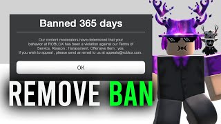 How To Get Unbanned From Roblox 2023  Appeal Roblox Ban [upl. by Lezah]