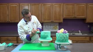 How To Pipe Buttercream Rosettes  Global Sugar Art [upl. by Hobey]