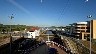 Miraflores Locks Panama Canal Cruise [upl. by Travax715]