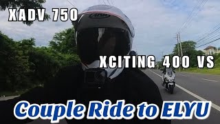 Pangasinan Couple Rider  Breakfast Ride to La Union  Honda XADV 750  Kymco Xciting 400 VS [upl. by Panthea]