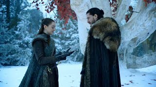 Jon Snow meets Arya Stark  GAME OF THRONES 8x01 HD Scene [upl. by Alfred681]