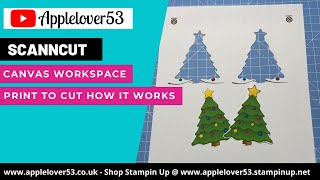 ScanNCut Canvas Workspace  How To Use The Print To Cut Function [upl. by Ainud]