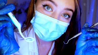 ASMR Dentist Roleplay  INTENSE Scaling and Picking [upl. by Ddarb]