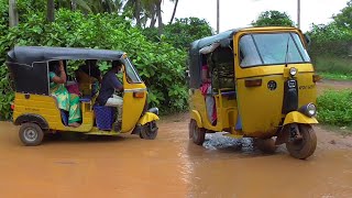 Auto Rickshaw  Maxima Share Auto Crossing Mud Road  Auto Rickshaw Video  Auto  Auto Videos [upl. by Uile899]