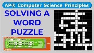 BJC Unit 2 Lab 3 Page 3 Solving a Word Puzzle [upl. by Teador99]