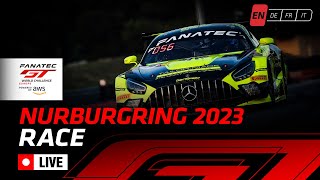 LIVE  Main Race  Nürburgring  Fanatec GT World Challenge Europe Powered by AWS English [upl. by Asabi]