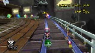 Mario Kart Wii  Flower Cup Mirror Mode  Part 2 [upl. by Gnep]