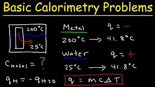 How To Solve Basic Calorimetry Problems in Chemistry [upl. by Yann]