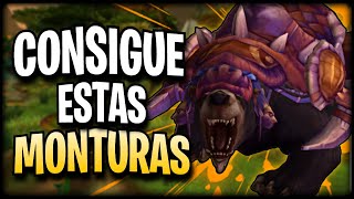 TOP 5 Monturas FACILES de CONSEGUIR World of Warcraft [upl. by Melany]