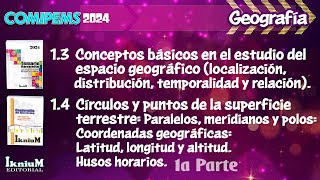 Geografía  Tema 13 y 14  IkniuM COMIPEMS 2024 [upl. by Beatrix]