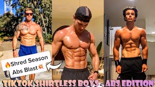 Shirtless TikTok Boys  Show Off amp Best Abs Workouts [upl. by Yerdna]