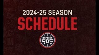 Wow Wednesday Raptors905 202425 Season Schedule has been released Checking out Key Dates amp Notes [upl. by Pepe]